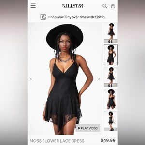 BNWT Killstar Moss Flower Lace Dress size XL